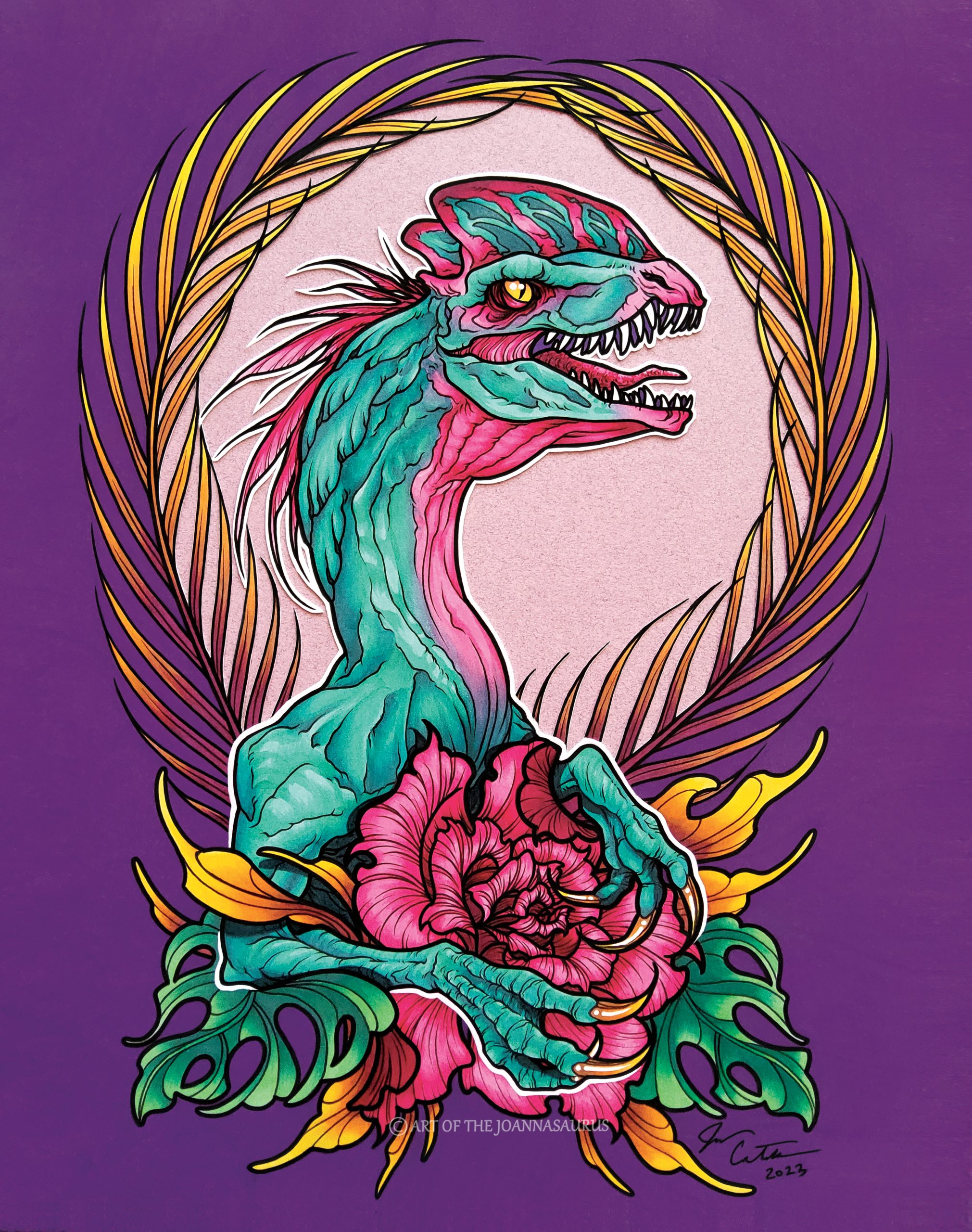 Dilophosaurus Art Of The Joannasaurus