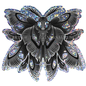 Biblically Accurate Mothman – sticker